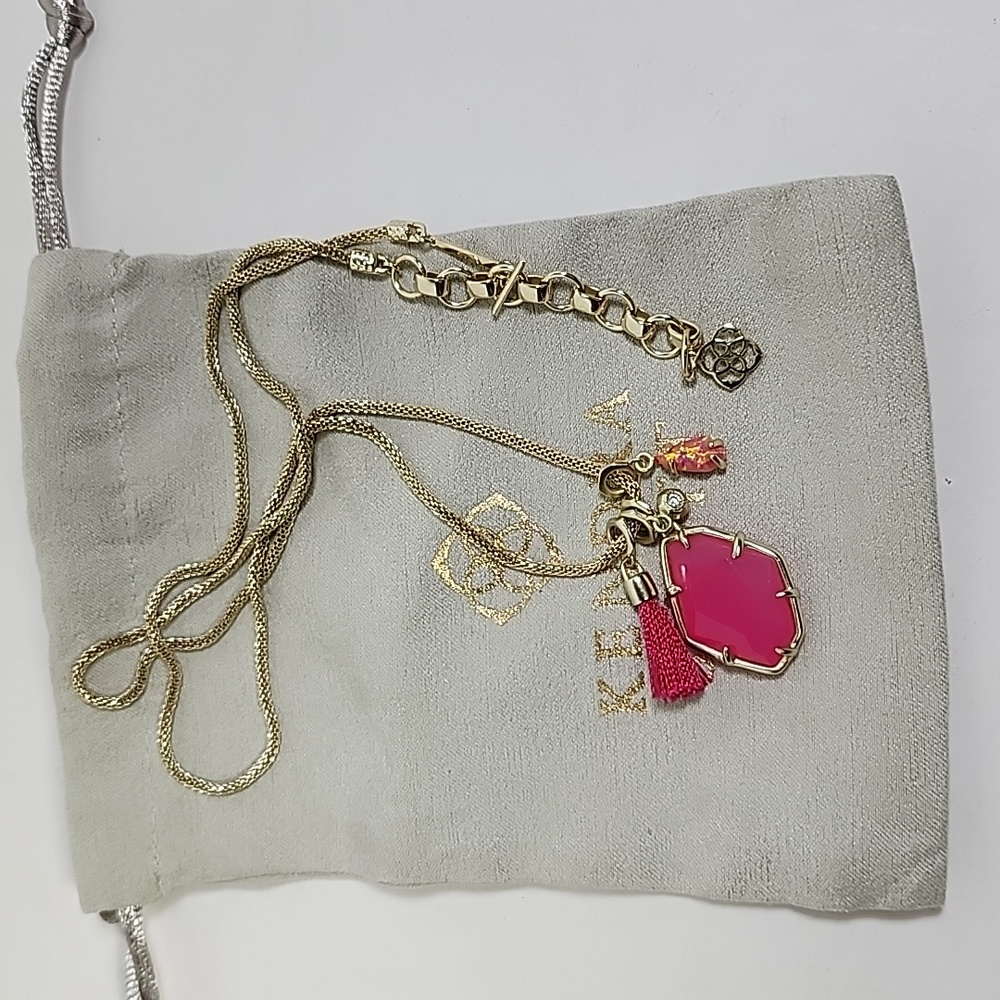 Kendra Scott necklace with charms